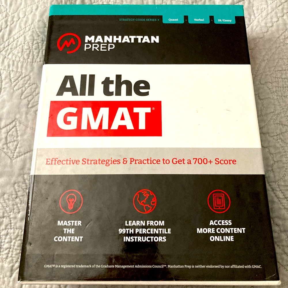 GMAT Prep Books - GMAT Manhattan Prep Book - 3 book set